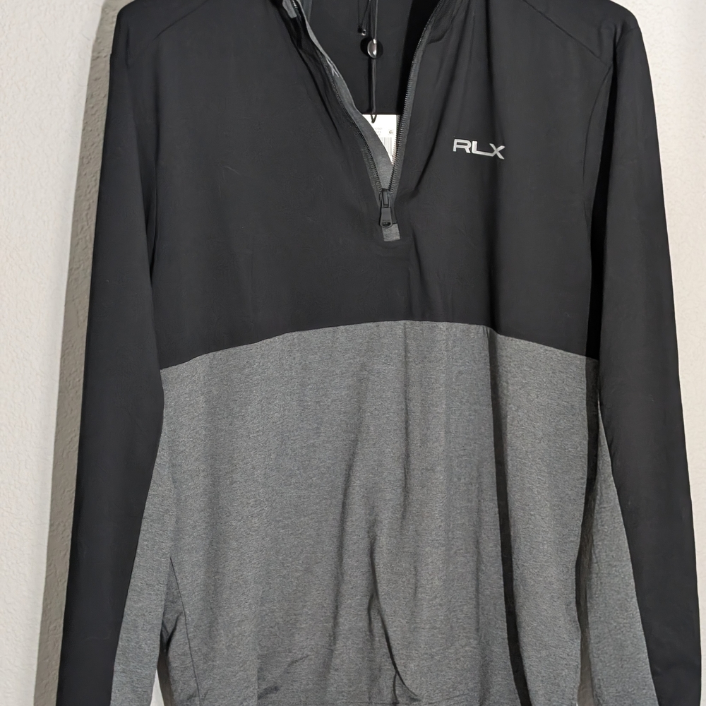 RLX Black and Gray Pullover